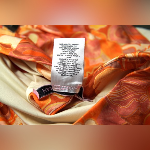 Hansen & Gretel Keisha Mini Skirt in Sunset Swirl XS - Picture 5 of 10